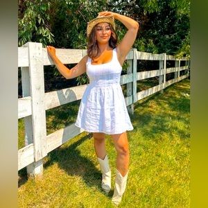 White cowgirl boots